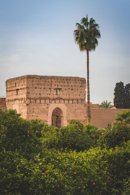 Photo the intricate architecture of marrakech morocco is a masterpiece of design and craftsmanship