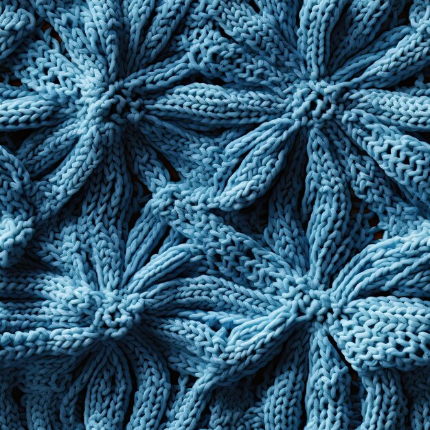 Photo intricate blue weave beautiful assorted wool weaving texture patternsseamless pattern images