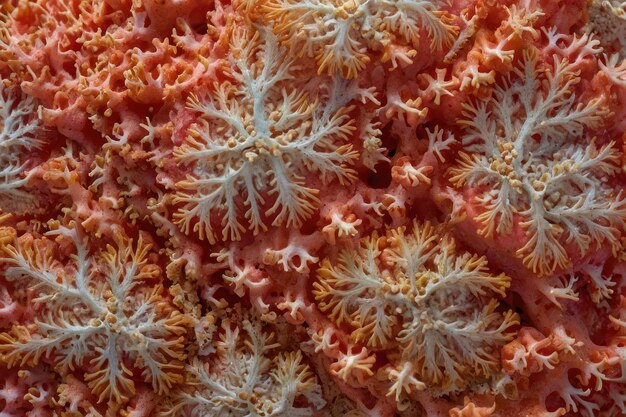 Photo intricate coral texture