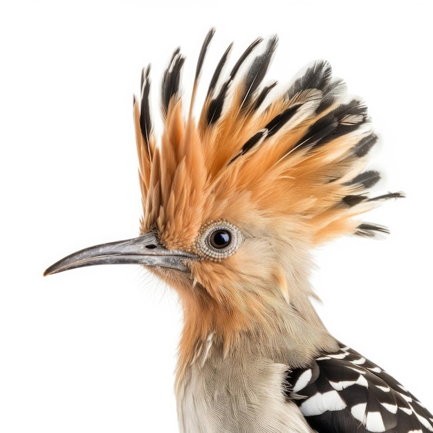 Photo intricate hoopoe