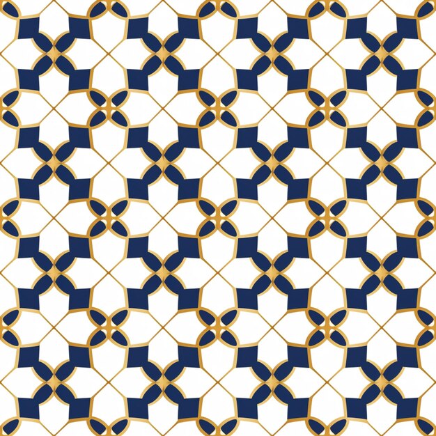 Intricate Islamic patterns shows geometric elegance intertwining lines and vibrant symmetry