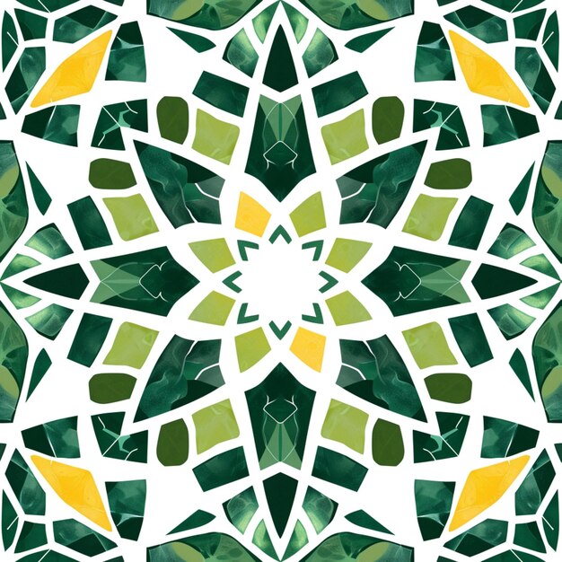 Intricate Islamic patterns shows geometric elegance intertwining lines and vibrant symmetry