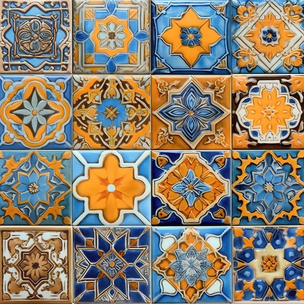 intricate mosaic pattern