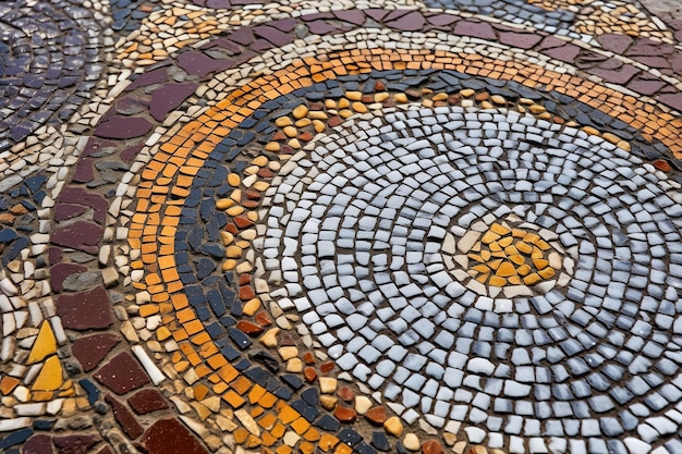 intricate mosaic pattern