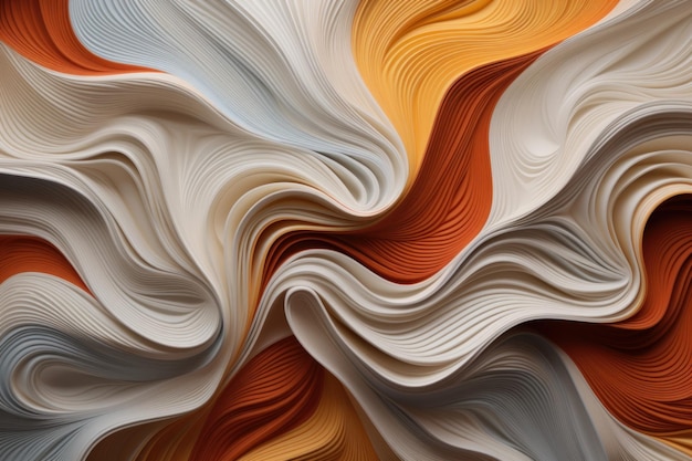 Intricate paper abstract craft nature background Generate Ai