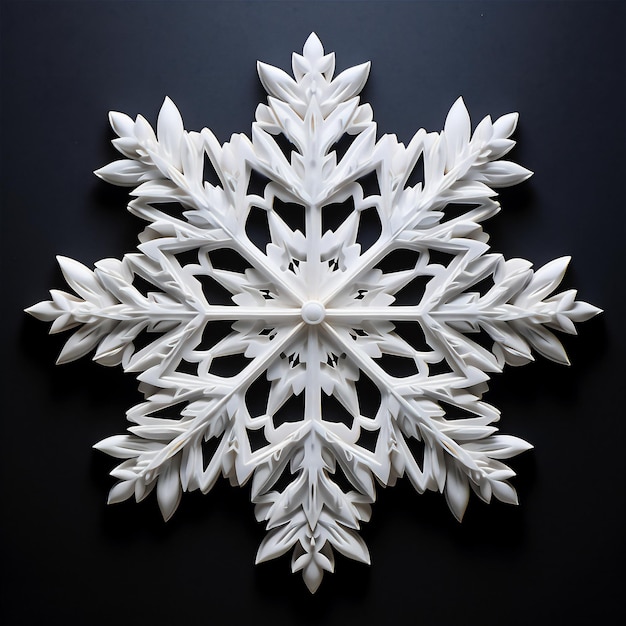 An intricate snowflake