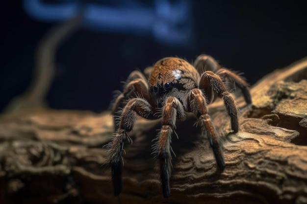 Intricate Tarantula Waiting Patiently