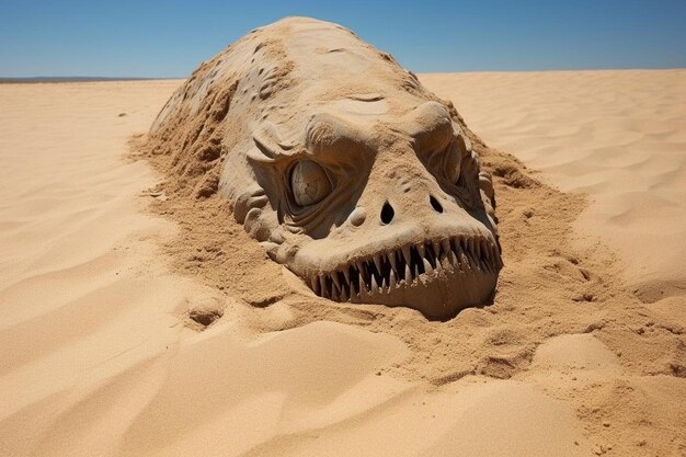 Photo intriguing bullhead blending with sandy bottoms