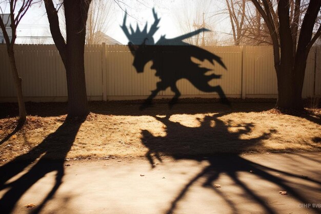 Photo intriguing bullhead prowling shadows cast by overhead