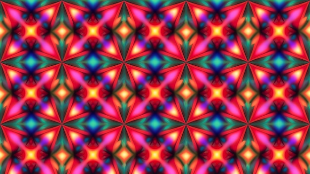 An Intriguing Image Of A Colorful Abstract Pattern With A Star AI Generative