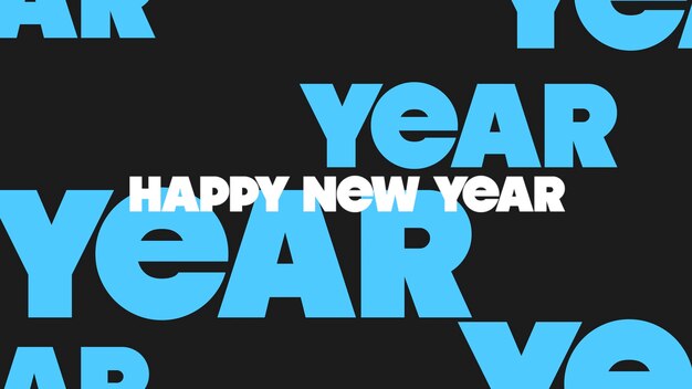 イントロテキスト黒のファッションとミニマリズムの背景に新年あけましておめでとうございます。ビジネスや企業のテンプレートのエレガントで豪華な3dイラスト