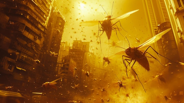 Invasion of the Mutant Swarm Town Under Siege