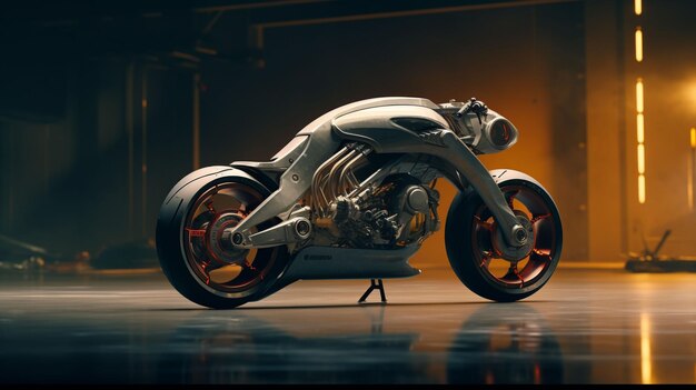 Photo an inventor creates a bike with ai capabilities allowing it to learn and adapt to the preferences of its rider ar 169 v 52 job id 96dcec10494446e097c7b96aed2389fd