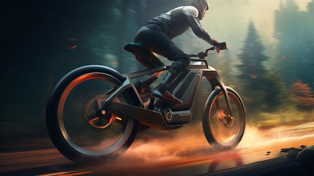 An inventor creates a bike with AI capabilities allowing it to learn and adapt to the preferences of its rider ar 169 v 52 Job ID 96dcec10494446e097c7b96aed2389fd