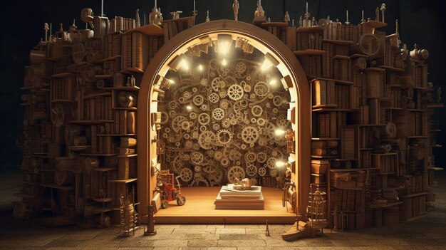 Photo an inventor creates a device that allows people to enter their favorite books only to realize the characters want to escape into the real world ar 169 v 52 job id a62ef3bbab1344b693ea882258e19567