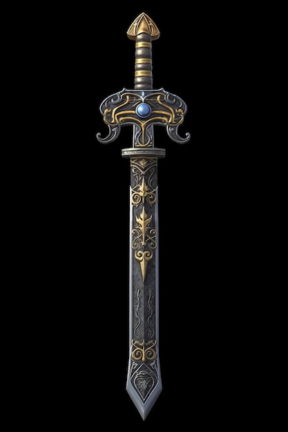 Inventory sword of medieval game