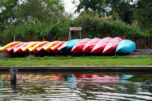 Inverted canoe boats