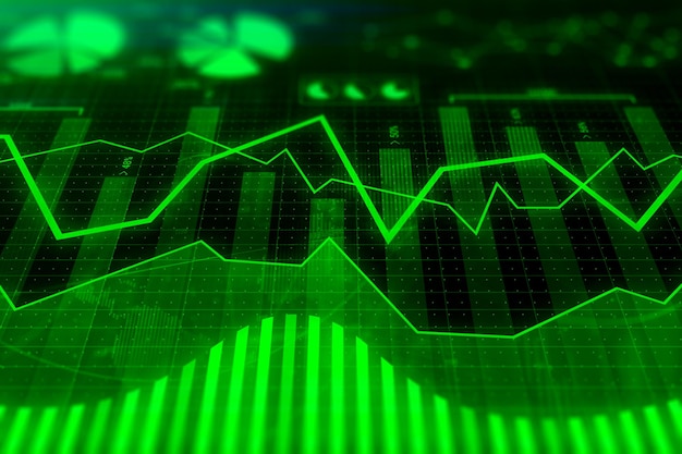 Investeringen handelsfinanciering en analyse concept