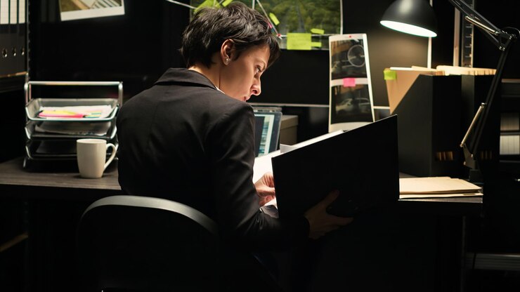 Photo 捜査官が証拠を集める