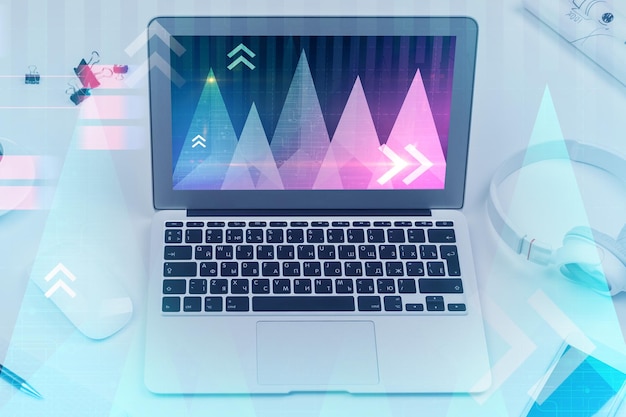 investment and technology concept