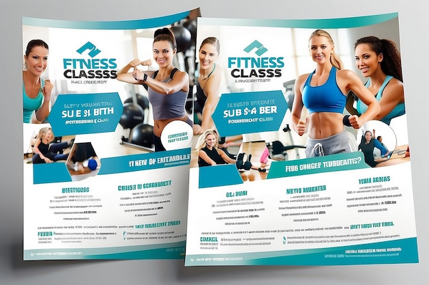 Foto flyer di un corso di fitness rinvigorente