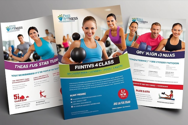 Invigorating Fitness Class Flyer