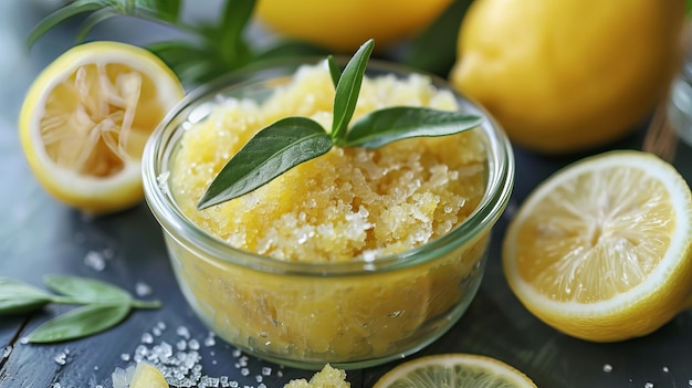 Invigorating Tea Tree and Lemon Scrub