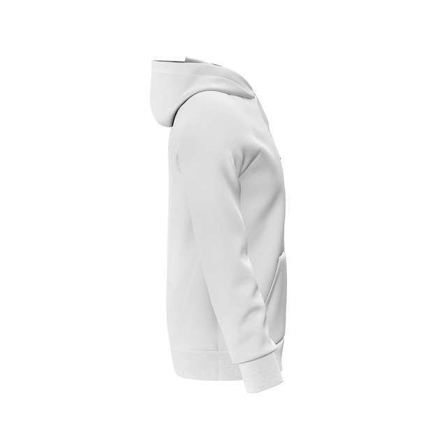 Photo a invisible mannequin with a hoodie isolated on a white background