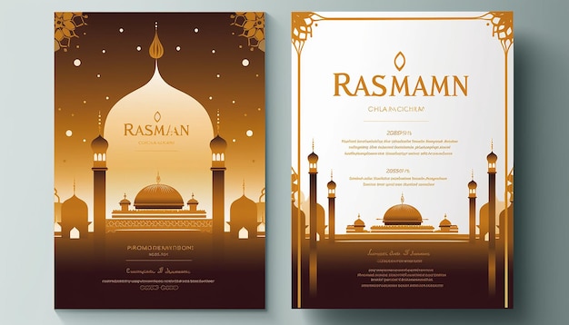 Invitation template ramadan