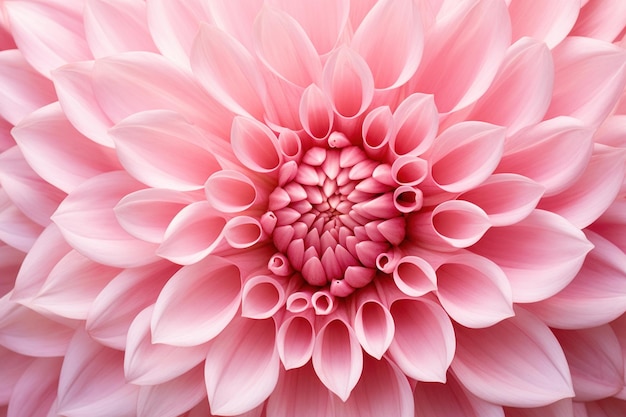 Inviting Pink flower closeup Generate Ai