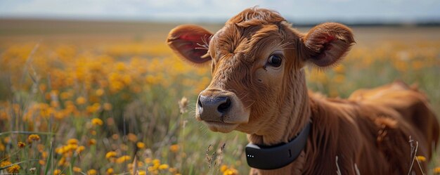 Photo iotenabled smart collars for livestock wallpaper