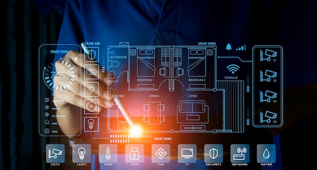 IP wifi draadloze beveiligingscamera ondersteunt internetinstallatietechnologie beveiligingssystemen slimme thuistoepassingen