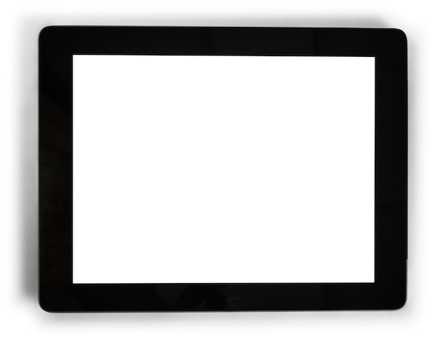 빈 화면이 있는 iPad