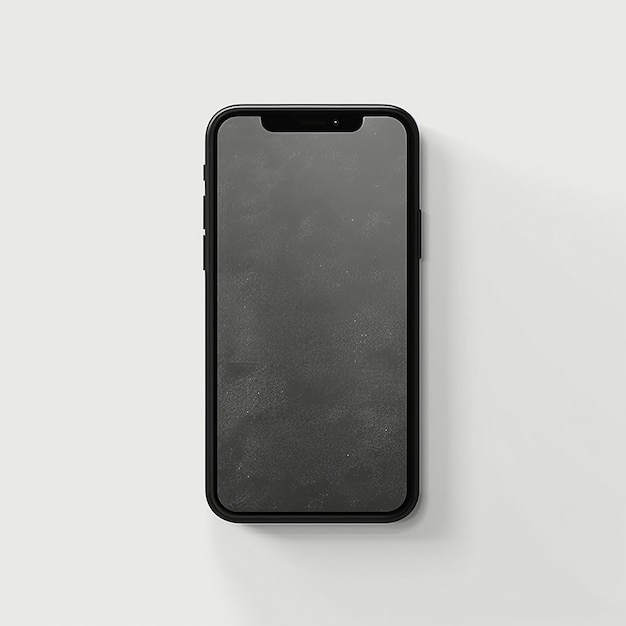 iPhone blank white display for mockup