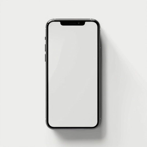 Foto iphone lege witte scherm voor mockup