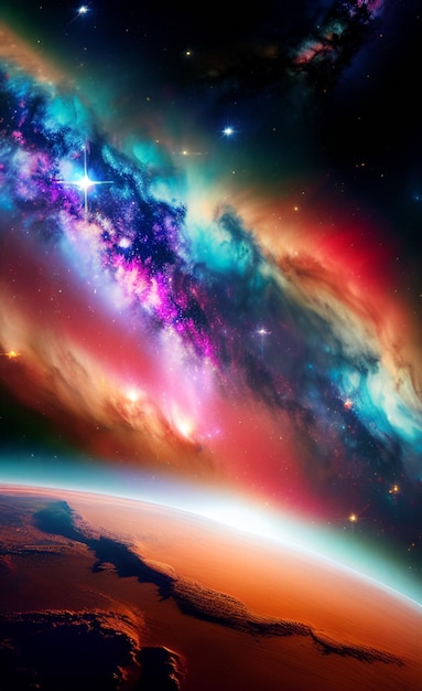 Premium Photo  Galaxy iphone wallpapers that are out of this world