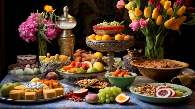 Iran Experience the vibrant celebration of Nowruz the Persian New Year with a festive HaftSeen table