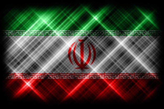 이란 국기, 국기, 현대 국기 배경