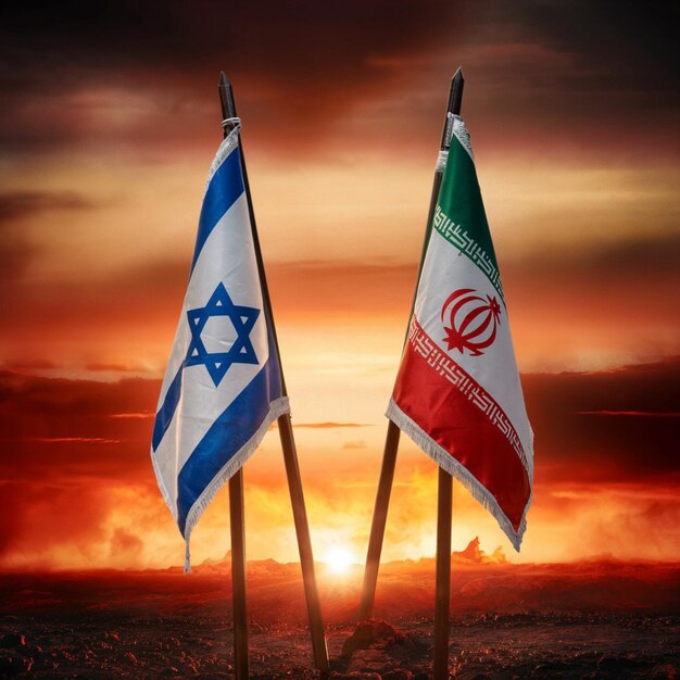 Foto iran versus israël oorlogsaanval