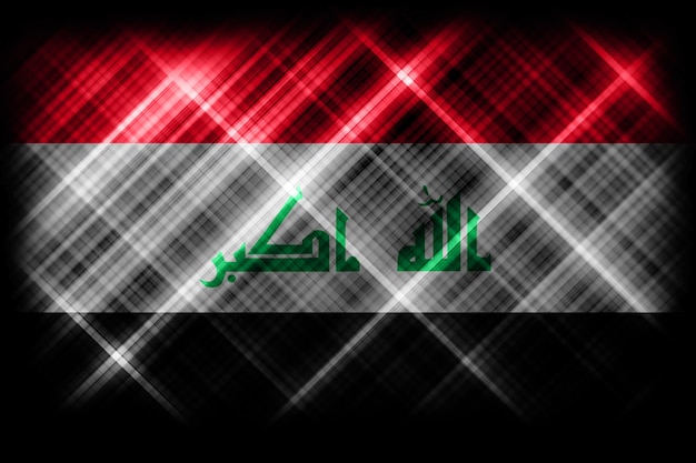 Iraq flag, national flag, modern flag background