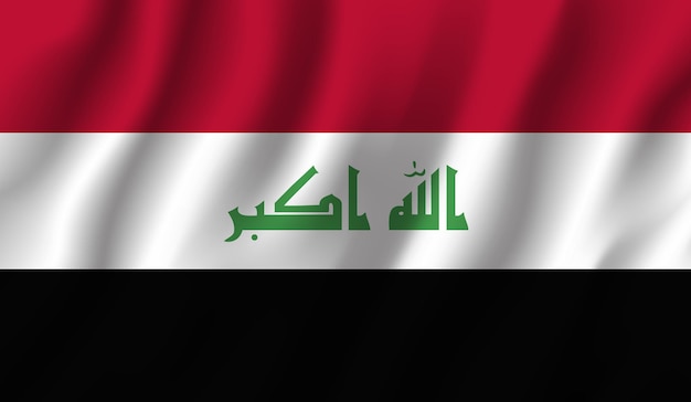 Iraq Flag Photo 3D