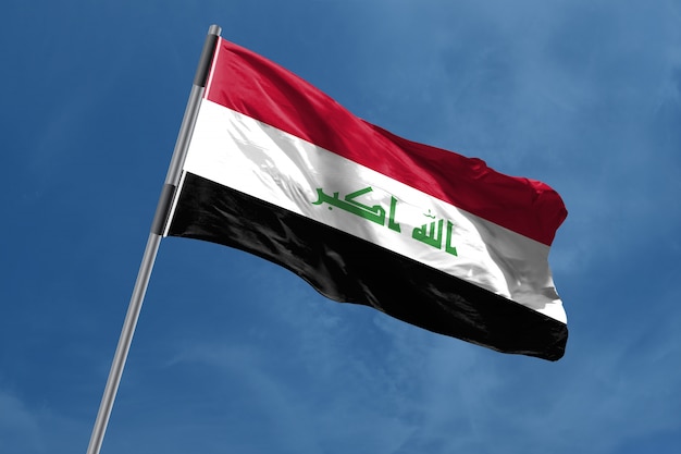 Iraq Flag waving