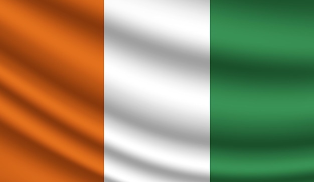 Ireland waving flag