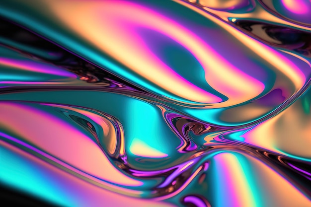 Iridescent abstract background