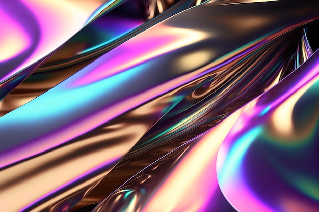 Iridescent abstract background