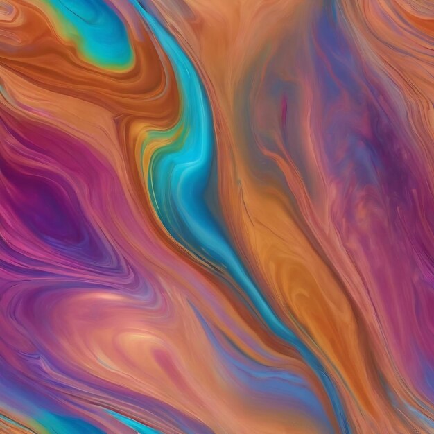 Iridescent abstract liquid marbeled background texture