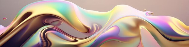 Iridescent abstract liquid marbeled background texture