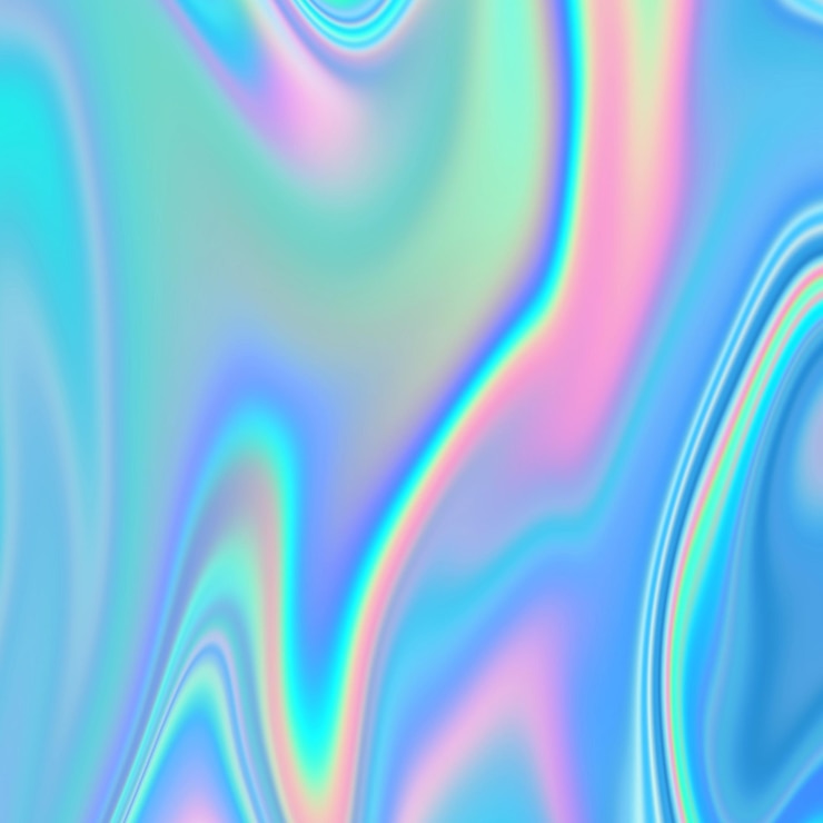 Photo iridescent colors background