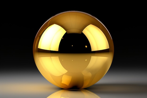 Photo iridescent elegance spherical object with a colorful resemblance