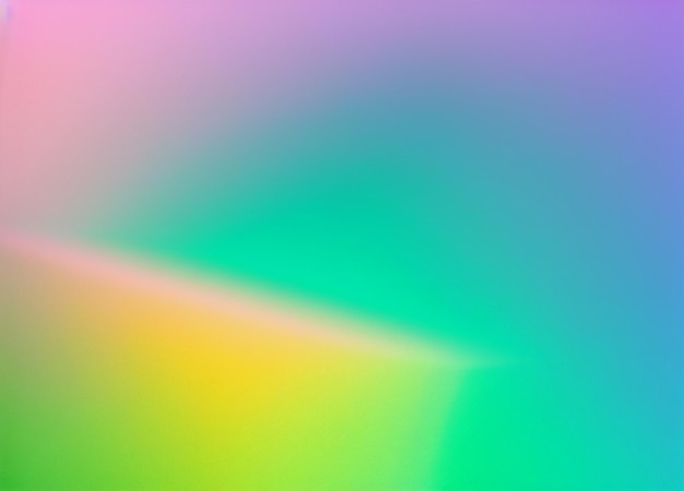 Iridescent gradient in vivid rainbow colors digital noise grain abstract lofi background with va
